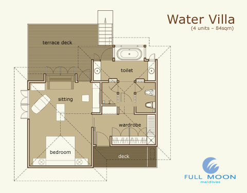 SHERATON FULL MOON MALDIVES HOTEL 5* - WATER WILLA