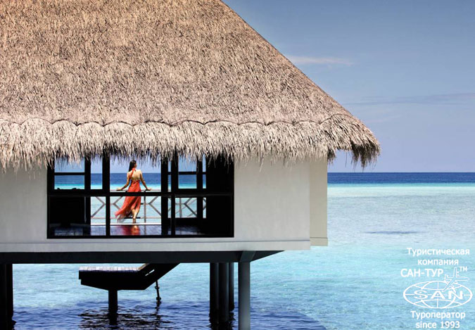 Отель Four Seasons Resort Maldives At Kuda Huraa 5* - Sunset One-Bedroom Water Suite