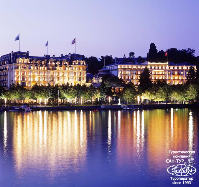 Beau-Rivage Palace 5* De Luxe Лозанна Швейцария