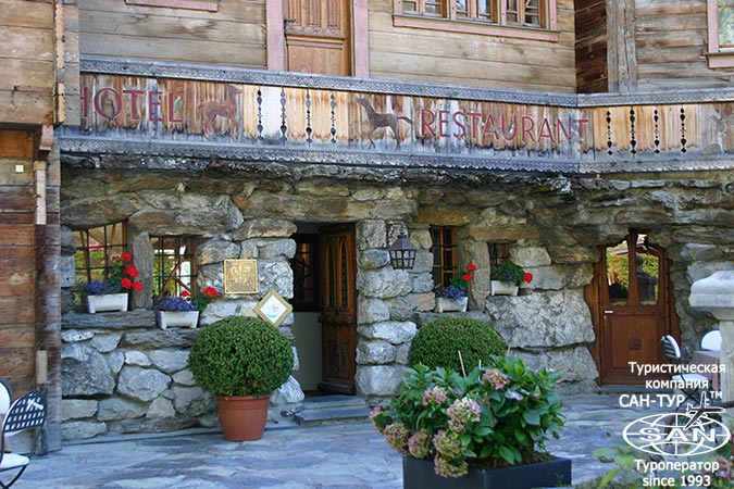 Фото отеля Hostellerie du Pas de L’Ours 4* De Luxe Швейцария
